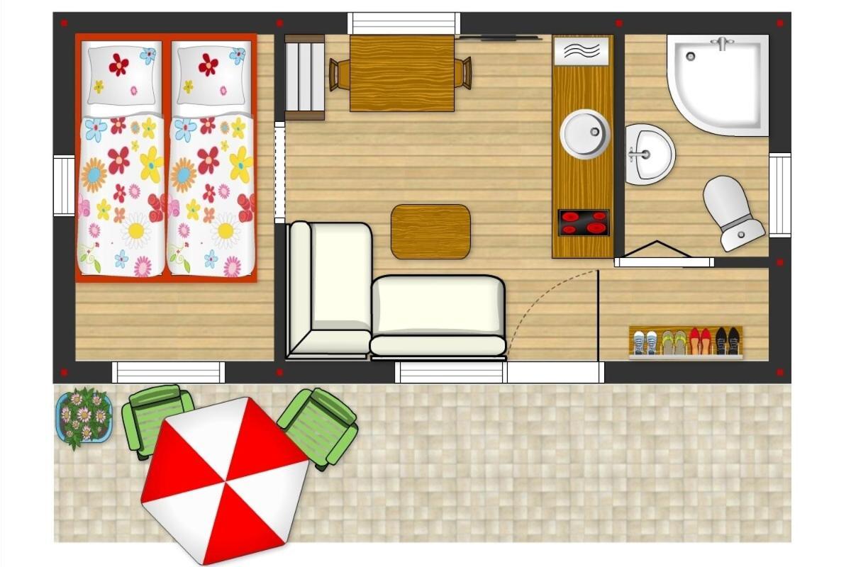 فيلا Tiny House Lavender Podturen المظهر الخارجي الصورة